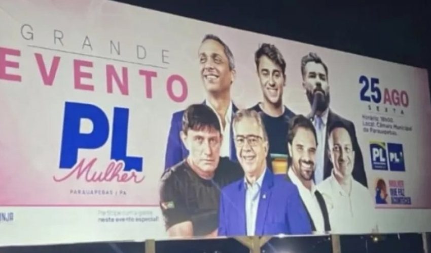  Cartaz do PL Mulher chama atenção por só ter homens; entenda