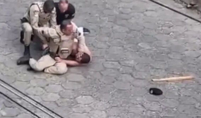  Suspeito de matar tia é preso após agredir policiais militares na cidade de Itapetinga