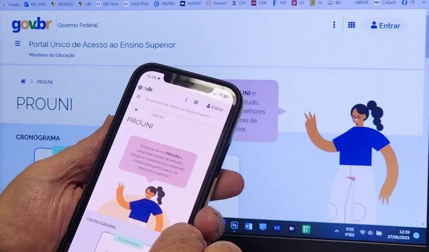  Prazo para inscrições no Prouni é prorrogado até sexta-feira