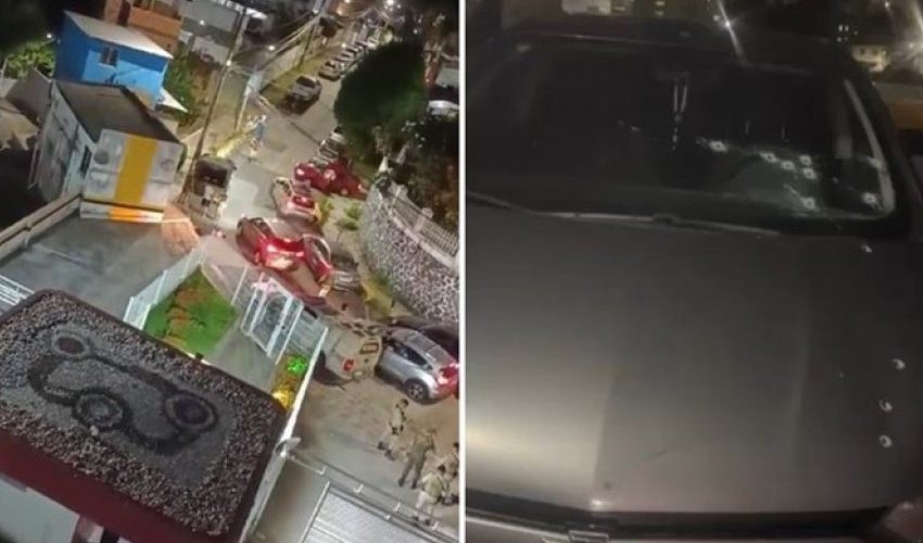  Militar do Exército atira contra carro em briga por vaga de estacionamento no bairro de Brotas, em Salvador