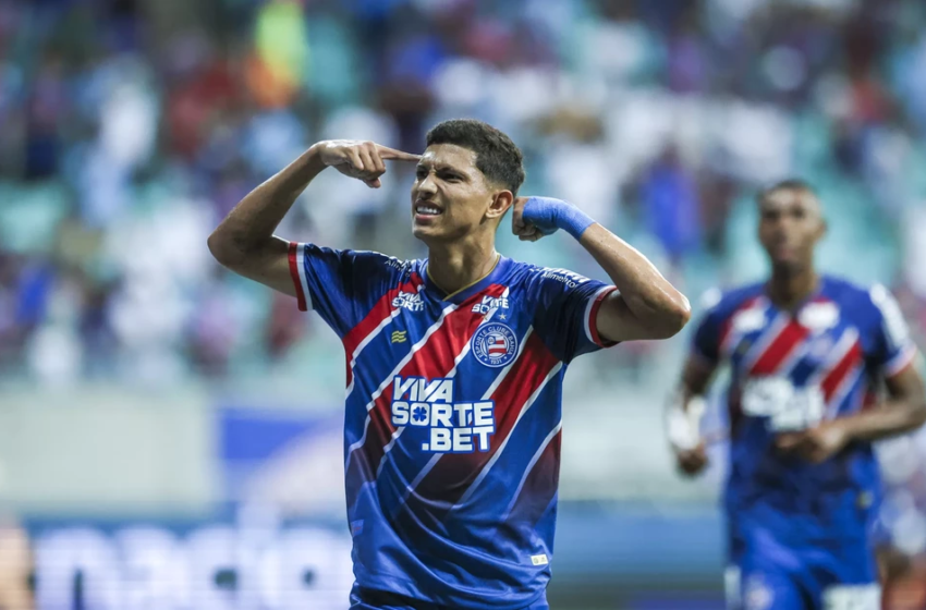 Bahia goleia América-RN pela Copa do Nordeste com brilho de Pulga