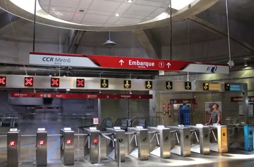  Governo anuncia definição sobre tarifa do metrô de Salvador após quatro anos sem reajuste