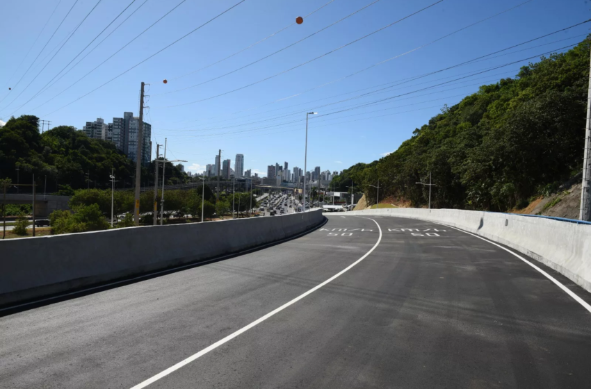  Novo viaduto é inaugurado na Avenida ACM; veja o que muda no trânsito